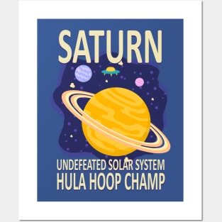 saturn undefeated solar system hula hoop champ 1 Posters and Art